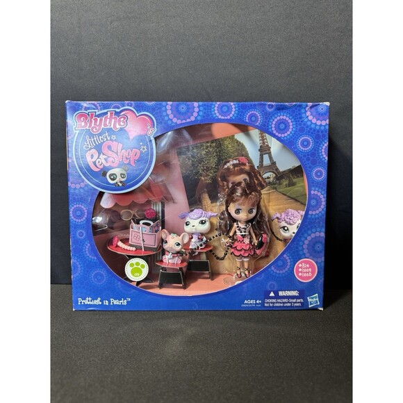New Littlest Pet Shop Blythe Prettiest in Pearls #B14 Doll  #1862 #1863 - Picture 1 of 10